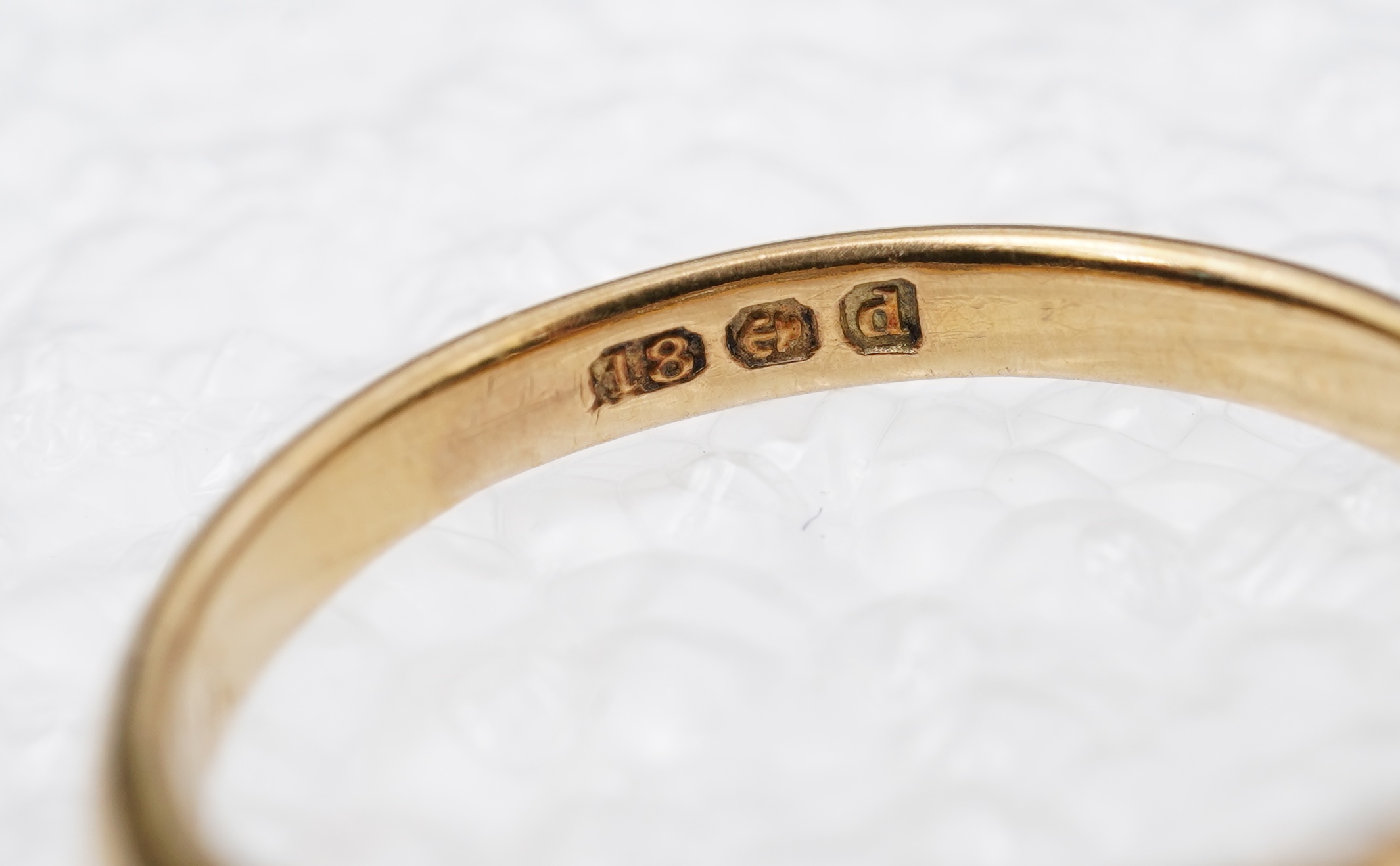 An Edwardian five-stone diamond ring, circa 1903